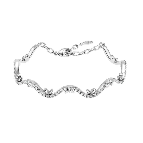 Flowery waves bracelet