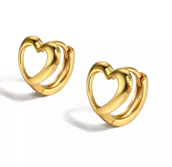 Heart earrings
