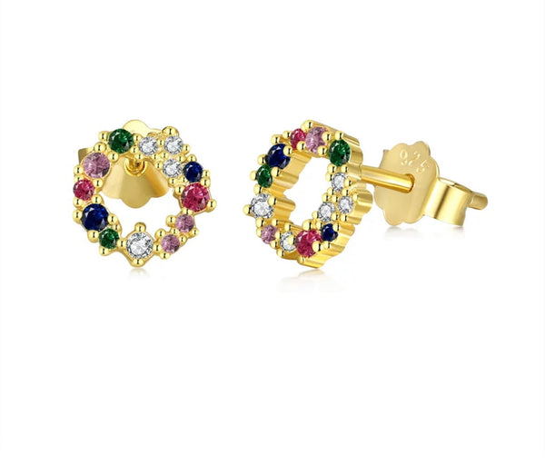 Rainbow earrings