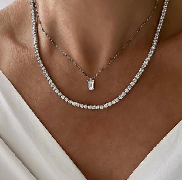 Tennis necklace