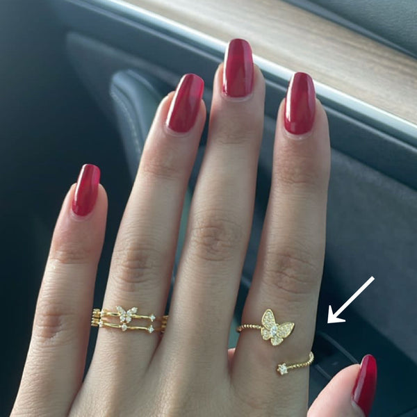 Flying Butterfly Ring